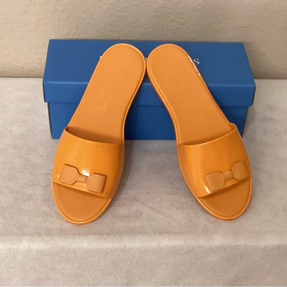 Jack Rogers Orange Slide Sandals